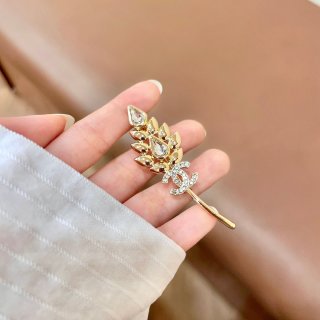 Chanel Elegant Butterfly Crystal Brooch