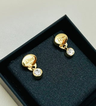 Dior Lumière Crystal Drop Earrings